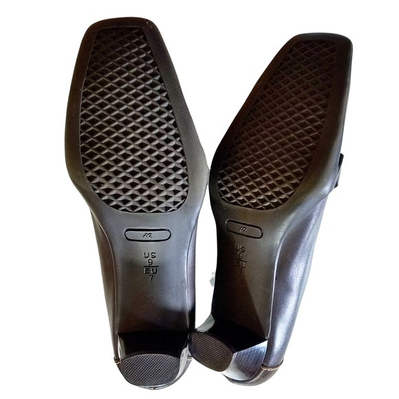 Aerosoles A2 Women’s Brown Leather Pumps High Heels Size 9 - Picture 5 of 6